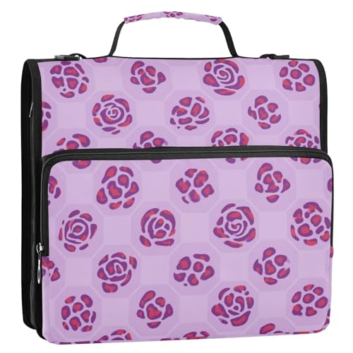 Dokumentenmappe, Leopardenfell-Druck, 3,8 cm, 3 Ringe, Organizer mit Riemen, Kapazität für Dokumente, Büro, Schule, Clip de Cremallera Resistente Dokumentenmappe, Leopardenfell-Druck, 3,8 cm, 3 Ringe, Organizer mit Riemen, Kapazität für Dokumente, Büro, Schule, Clip de Cremallera Resistente von Amooorous