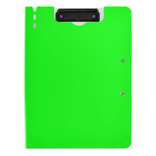 Faltbares Klemmbrett, fluoreszierend, grün, einfarbig, A4, Clipfolio für die Pflege Faltbares Klemmbrett, fluoreszierend, grün, einfarbig, A4, Clipfolio für die Pflege von Amooorous