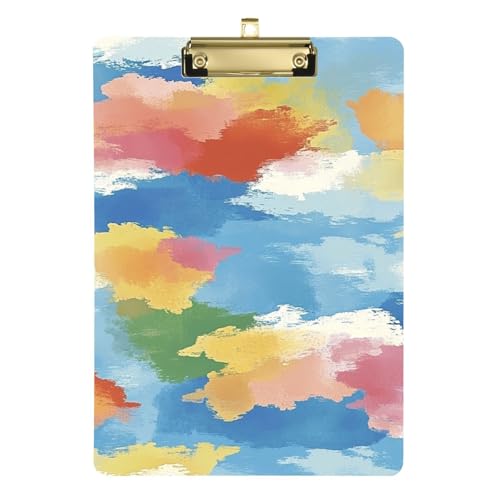 Gouache Rainbow A4 Padfolio Klemmbrett Ordner Klemmbretter Bulk Acryl niedlich für das erste Jahr Lehrer Must Haves Tabla para escribir con Clip Größe 9 x 12 Gouache Rainbow A4 Padfolio Klemmbrett Ordner Klemmbretter Bulk Acryl niedlich für das erste Jahr Lehrer Must Haves Tabla para escribir con Clip Größe 9 x 12 von Amooorous
