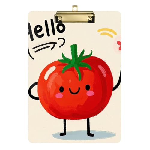 Hello Cartoon Cute Red Tomato A4 Sketch it Klemmbrett Kinder Reise Klemmbrett Standard Loch für Krankenschwestern Home Contractor Tabla para escribir con Clip Größe 9 x 12 Hello Cartoon Cute Red Tomato A4 Sketch it Klemmbrett Kinder Reise Klemmbrett Standard Loch für Krankenschwestern Home Contractor Tabla para escribir con Clip Größe 9 x 12 von Amooorous
