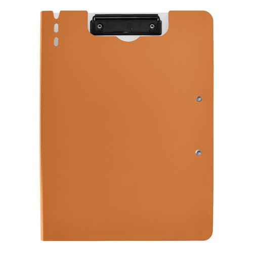 Klemmbrett-Mappe, Schokoladenorange, einfarbig, A4, Klemmbrett mit Padfolio für die Schule Klemmbrett-Mappe, Schokoladenorange, einfarbig, A4, Klemmbrett mit Padfolio für die Schule von Amooorous