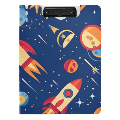 Klemmbrett Space Raketen Planeten A4 Klemmbrett Clipfolio für Krankenpflege Klemmbrett Space Raketen Planeten A4 Klemmbrett Clipfolio für Krankenpflege von Amooorous