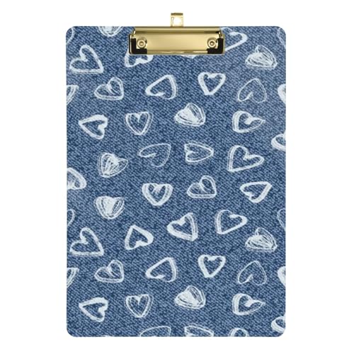 Klemmbrett für Kinderkrankenschwestern, Denimblau, für Softball-Trainer, Klemmbrett, Lehrer, Größe 22,9 x 30,5 cm Klemmbrett für Kinderkrankenschwestern, Denimblau, für Softball-Trainer, Klemmbrett, Lehrer, Größe 22,9 x 30,5 cm von Amooorous