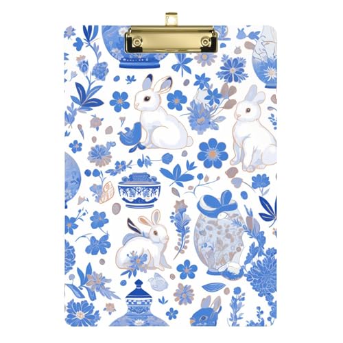 Klemmbrett in Kaninchenblau, trendiges A4-Klemmbrett, 12 Stück, Standard-Loch, für Lehrer im ersten Jahr, Muss Haves Tabla para escribir con Clip, Größe 22,9 x 30,5 cm Klemmbrett in Kaninchenblau, trendiges A4-Klemmbrett, 12 Stück, Standard-Loch, für Lehrer im ersten Jahr, Muss Haves Tabla para escribir con Clip, Größe 22,9 x 30,5 cm von Amooorous