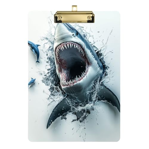 Klemmbrett mit 3D-Loch, weiße Wand, Tier, Fisch, Meer, A4, Klemmbretter, Krankenpflege, Kunststoff, für legale Frauen, Basketball-Trainer, Tabla para escribir Größe 22,9 x 30,5 cm Klemmbrett mit 3D-Loch, weiße Wand, Tier, Fisch, Meer, A4, Klemmbretter, Krankenpflege, Kunststoff, für legale Frauen, Basketball-Trainer, Tabla para escribir Größe 22,9 x 30,5 cm von Amooorous