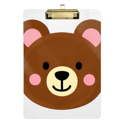 Klemmbrett mit Cartoon-Bär, A4, Standard-Loch, für Polizei, Büro, Krankenschwester, Fußball, Trainer, Tablas para escribir Größe 22,9 x 30,5 cm Klemmbrett mit Cartoon-Bär, A4, Standard-Loch, für Polizei, Büro, Krankenschwester, Fußball, Trainer, Tablas para escribir Größe 22,9 x 30,5 cm von Amooorous