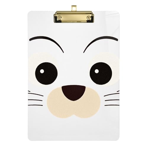 Klemmbrett mit Cartoon-Tiermotiv, A4, Metall, transparent, für legale Frauen, Basketball-Trainer, Tabla para escribir con Clip, Größe 22,9 x 30,5 cm Klemmbrett mit Cartoon-Tiermotiv, A4, Metall, transparent, für legale Frauen, Basketball-Trainer, Tabla para escribir con Clip, Größe 22,9 x 30,5 cm von Amooorous