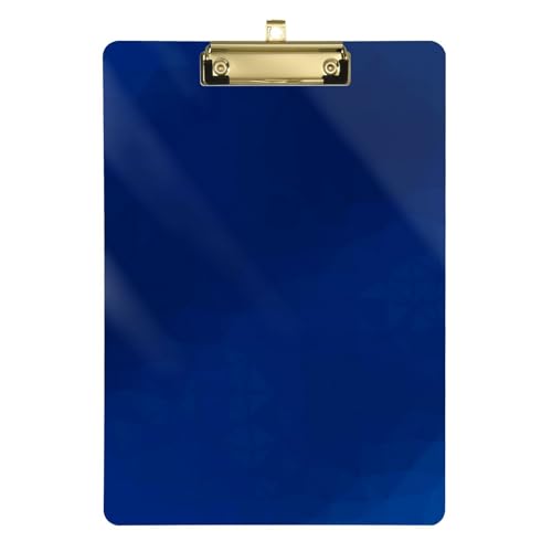 Klemmbrett mit Farbverlauf, Standardloch für Softball-Trainer, Klemmbrett, Lehrergröße 22,9 x 30,5 cm, Blau von Amooorous