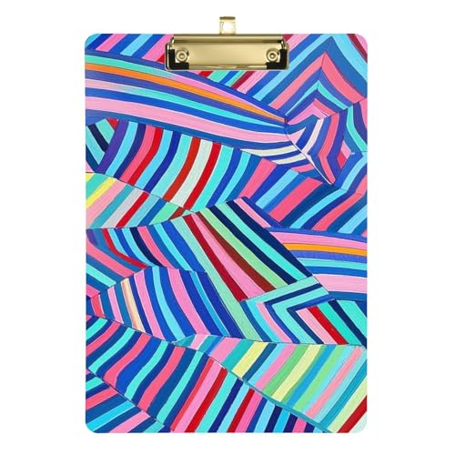 Klemmbrett mit Kunststreifen, bunt, A4, rutschfest, Standard-Loch, für Schüler, Mädchen, Kinder, Lehrer, Klemmbrett, Tabla para escribir Größe 22,9 x 30,5 cm Klemmbrett mit Kunststreifen, bunt, A4, rutschfest, Standard-Loch, für Schüler, Mädchen, Kinder, Lehrer, Klemmbrett, Tabla para escribir Größe 22,9 x 30,5 cm von Amooorous