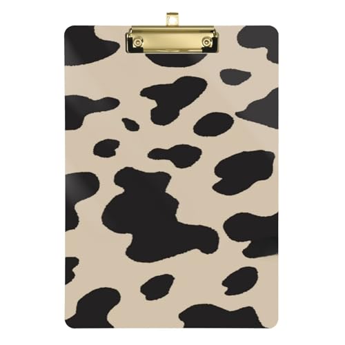 Klemmbrett mit Leopardenmuster, Standard-Loch, für Lehrer im ersten Jahr, Größe 22,9 x 30,5 cm, Braun Klemmbrett mit Leopardenmuster, Standard-Loch, für Lehrer im ersten Jahr, Größe 22,9 x 30,5 cm, Braun von Amooorous
