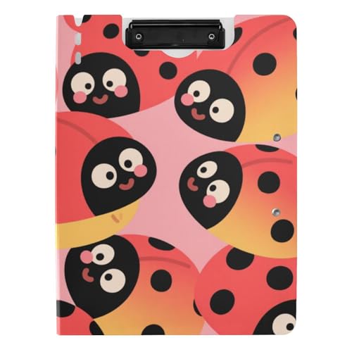 Klemmbrett mit Ordner, Cartoon, niedliches rotes A4-Klemmbrett mit Padfolio für die Schule Klemmbrett mit Ordner, Cartoon, niedliches rotes A4-Klemmbrett mit Padfolio für die Schule von Amooorous
