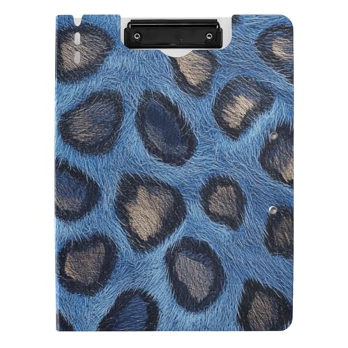 Klemmbrett mit Ordner blau Leopardenhaut Textur A4 Clipfolio für Schule Klemmbrett mit Ordner blau Leopardenhaut Textur A4 Clipfolio für Schule von Amooorous