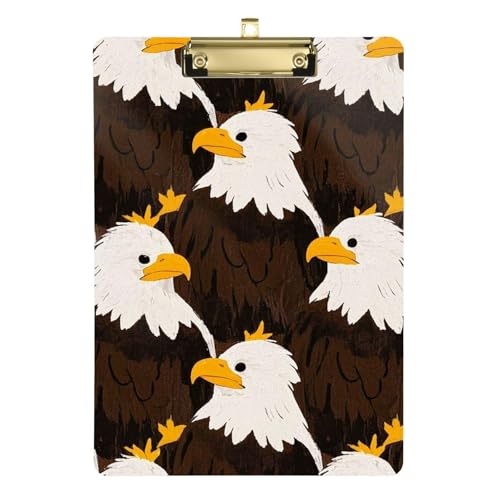 Klemmbrett mit niedlichem Vogelmotiv, A4, Querformat, Standardloch für Hausaufgaben, Kindertabla, Para, Escribir, Größe 22,9 x 30,5 cm, Braun Klemmbrett mit niedlichem Vogelmotiv, A4, Querformat, Standardloch für Hausaufgaben, Kindertabla, Para, Escribir, Größe 22,9 x 30,5 cm, Braun von Amooorous