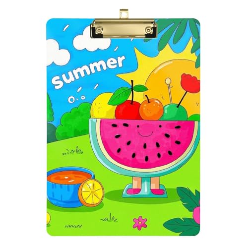 Klemmbrett mit niedlichem blauen Sommer-Wassermelonen-Motiv, A4, zerbrechlich, Acryl, niedlich, für Hausaufgaben, Pädiatrie, Größe 22,9 x 30,5 cm Klemmbrett mit niedlichem blauen Sommer-Wassermelonen-Motiv, A4, zerbrechlich, Acryl, niedlich, für Hausaufgaben, Pädiatrie, Größe 22,9 x 30,5 cm von Amooorous