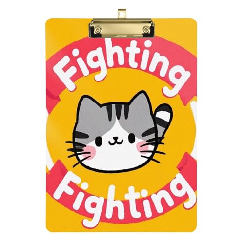 Klemmbrett mit niedlicher Katze, A4, 30,5 x 45,7 cm, Standardloch für Lehrer, Krankenpflege, Tabla para escribir con Clip, Größe 22,9 x 30,5 cm Klemmbrett mit niedlicher Katze, A4, 30,5 x 45,7 cm, Standardloch für Lehrer, Krankenpflege, Tabla para escribir con Clip, Größe 22,9 x 30,5 cm von Amooorous
