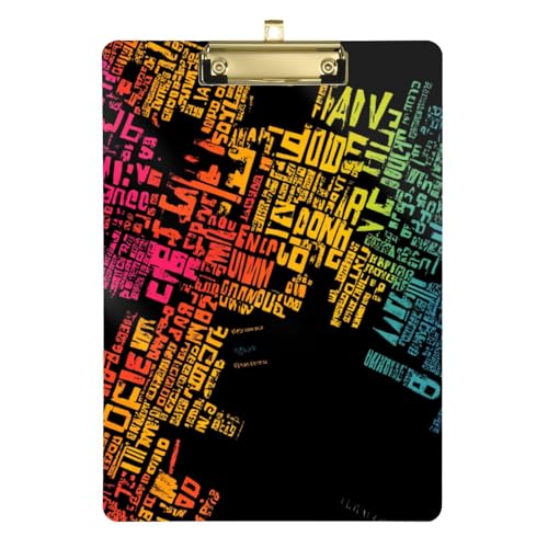 Klemmbretter in lebendigen Farben, A4-Klemmbrett, Großpackung, wasserdicht, für Fußball, LKW, Fahrer, Tablas, Para, Escribir, Größe 22,9 x 30,5 cm Klemmbretter in lebendigen Farben, A4-Klemmbrett, Großpackung, wasserdicht, für Fußball, LKW, Fahrer, Tablas, Para, Escribir, Größe 22,9 x 30,5 cm von Amooorous
