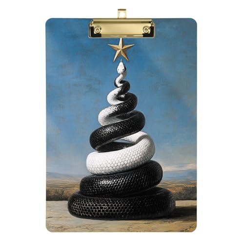 Klemmbretter mit Aufschrift "Merry Christmas Tree", A4, mit Ordnern, transparent, für legale Frauen, Basketball-Trainer, Tablas, Para, Escribir, Größe 22,9 x 30,5 cm, Schwarz und Weiß Klemmbretter mit Aufschrift "Merry Christmas Tree", A4, mit Ordnern, transparent, für legale Frauen, Basketball-Trainer, Tablas, Para, Escribir, Größe 22,9 x 30,5 cm, Schwarz und Weiß von Amooorous