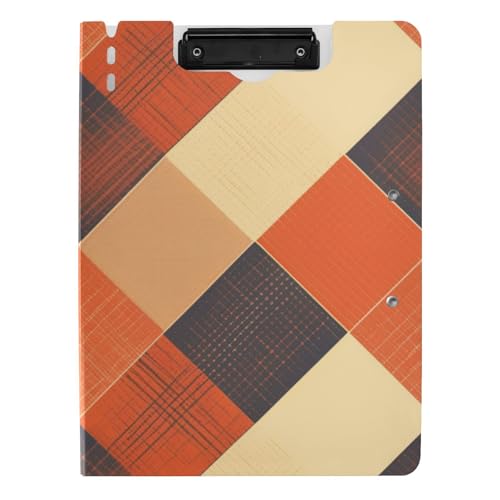 Klemmbrettmappe braun orange kariert A4 Klemmbrett mit Ordner für Krankenpflege Klemmbrettmappe braun orange kariert A4 Klemmbrett mit Ordner für Krankenpflege von Amooorous