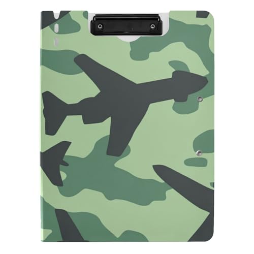 Klemmbrettmappe grüne Flugzeuge Camouflage A4 Klemmbrett Clipfolio für Krankenpflege Klemmbrettmappe grüne Flugzeuge Camouflage A4 Klemmbrett Clipfolio für Krankenpflege von Amooorous