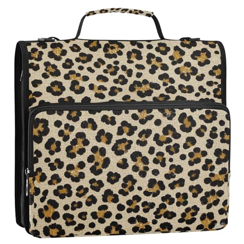 Künstlicher Glitzer-Leopardenmuster, Beige, 3,8 cm, 3 Ringe, Organizer mit Riemen, einfach zu transportieren, Dokumentenordner, Organizer für Mittelschüler, Organisadores de adhesivos escolares Künstlicher Glitzer-Leopardenmuster, Beige, 3,8 cm, 3 Ringe, Organizer mit Riemen, einfach zu transportieren, Dokumentenordner, Organizer für Mittelschüler, Organisadores de adhesivos escolares von Amooorous