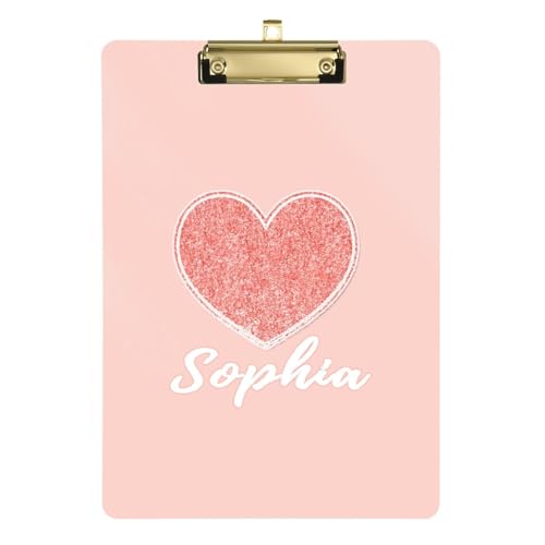 Love Fake Glitter Rose Gold A4 Büro-Klemmbrett Kompaktes Klemmbrett Acryl niedlich für 5. Klasse Klassenzimmer Essentials für Lehrer Tabla para escribir Größe 22,9 x 30,5 cm Love Fake Glitter Rose Gold A4 Büro-Klemmbrett Kompaktes Klemmbrett Acryl niedlich für 5. Klasse Klassenzimmer Essentials für Lehrer Tabla para escribir Größe 22,9 x 30,5 cm von Amooorous