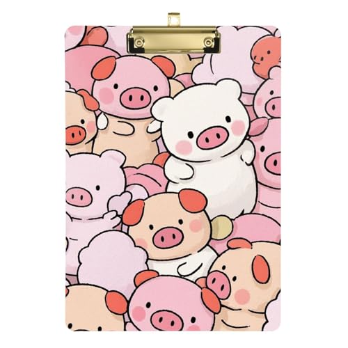 Niedliches Cartoon-Schwein-Klemmbrett für Klassenzimmer, XL-Klemmbrett, Standard-Loch, für Schüler, Mädchen, Kinder, Lehrer, Klemmbrett, Tische, Para, Escribir, Größe 22,9 x 30,5 cm Niedliches Cartoon-Schwein-Klemmbrett für Klassenzimmer, XL-Klemmbrett, Standard-Loch, für Schüler, Mädchen, Kinder, Lehrer, Klemmbrett, Tische, Para, Escribir, Größe 22,9 x 30,5 cm von Amooorous