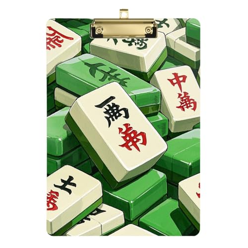 Niedliches Klemmbrett im chinesischen Mahjong-Stil, A4, für Jungen, Klemmbretter, Standard-Loch, für Krankenschwestern, Heimunternehmer, Tische, Para, Escribir, Größe 22,9 x 30,5 cm Niedliches Klemmbrett im chinesischen Mahjong-Stil, A4, für Jungen, Klemmbretter, Standard-Loch, für Krankenschwestern, Heimunternehmer, Tische, Para, Escribir, Größe 22,9 x 30,5 cm von Amooorous