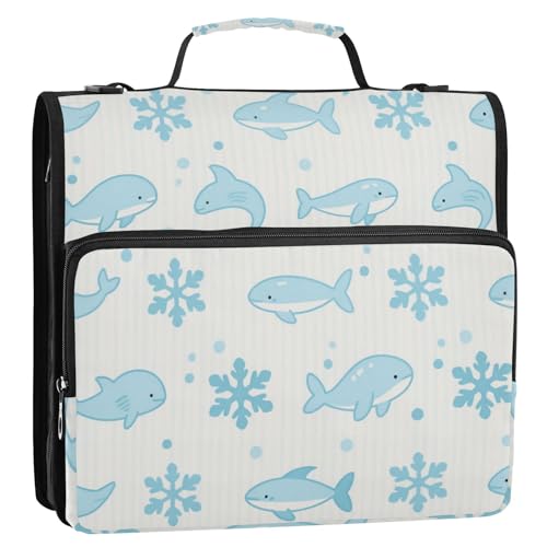 Ocean Animal Wal Hellblau gestreift 3,8 cm 3-Ringe stabiler Reißverschluss Ordner mit Gurt leicht zu tragen Dokumente Akten Aufbewahrungstasche geeignet für Mittelschule Gestor de Carpetas de Office Ocean Animal Wal Hellblau gestreift 3,8 cm 3-Ringe stabiler Reißverschluss Ordner mit Gurt leicht zu tragen Dokumente Akten Aufbewahrungstasche geeignet für Mittelschule Gestor de Carpetas de Office von Amooorous