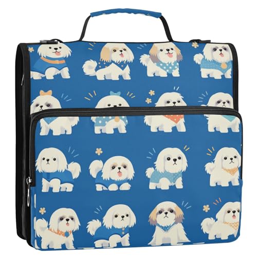 Ordner-Organizer mit 3 Ringen und Schulterriemen, mehrere Taschen, Schulbedarf, Organizer für Mittelschule, Paquete de gestión de documentos Ordner-Organizer mit 3 Ringen und Schulterriemen, mehrere Taschen, Schulbedarf, Organizer für Mittelschule, Paquete de gestión de documentos von Amooorous