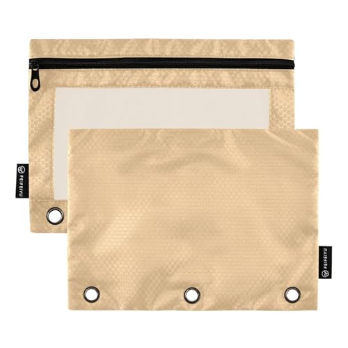 Ordnertaschen mit Reißverschluss mit transparentem Fenster, massives Holz, einfarbig, Ringordner mit Taschen in verschiedenen Farben, 3 Ringe, Federmäppchen für Schule, Büro und Zuhause, mehrfarbig, 2 Ordnertaschen mit Reißverschluss mit transparentem Fenster, massives Holz, einfarbig, Ringordner mit Taschen in verschiedenen Farben, 3 Ringe, Federmäppchen für Schule, Büro und Zuhause, mehrfarbig, 2 von Amooorous