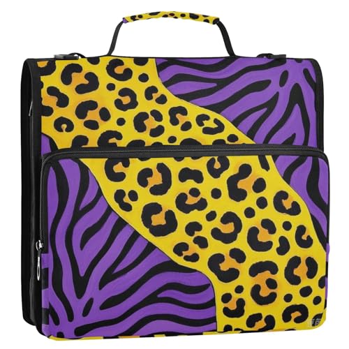 Organizer mit 3 Ringen, Leopardenmuster, wasserdicht, für Dokumente, Akten, Aufbewahrungstasche, geeignet für Mittelschule, Bolsa de almacenamiento de archivos Organizer mit 3 Ringen, Leopardenmuster, wasserdicht, für Dokumente, Akten, Aufbewahrungstasche, geeignet für Mittelschule, Bolsa de almacenamiento de archivos von Amooorous