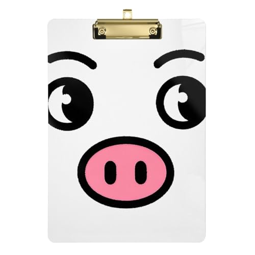 Pig Klemmbretter, A4, für Mädchen, Standardloch für Klassenzimmer, für Lehrer, High School, Tabla para escribir Größe 22,9 x 30,5 cm Pig Klemmbretter, A4, für Mädchen, Standardloch für Klassenzimmer, für Lehrer, High School, Tabla para escribir Größe 22,9 x 30,5 cm von Amooorous