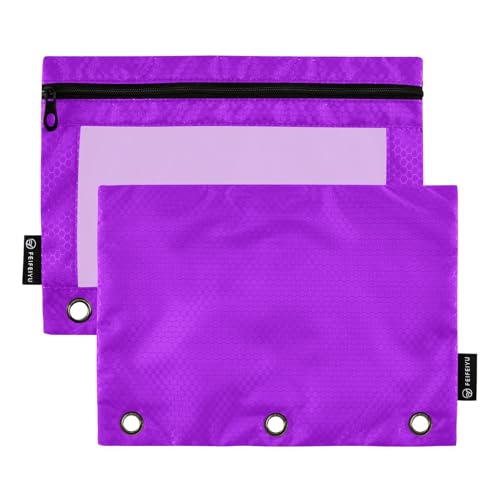 Reißverschluss für Ordner mit 3 Ringen und transparentem Fenster, dunkelviolett, einfarbig, Ringordner mit Taschen, Klarsichtfenster und Ösen, 3-Ringe, Ordner, Schule, Klasse, Büro, Organizer Reißverschluss für Ordner mit 3 Ringen und transparentem Fenster, dunkelviolett, einfarbig, Ringordner mit Taschen, Klarsichtfenster und Ösen, 3-Ringe, Ordner, Schule, Klasse, Büro, Organizer von Amooorous