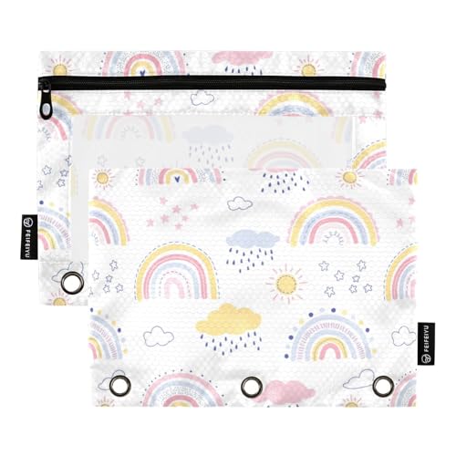Stiftmappe mit transparentem Fenster, Pfirsich-Cartoon-Motiv, niedlicher Regenbogen-Ringordner mit Taschen, große Kapazität, drei Ringe, Ordner zur Aufbewahrung von Schulstudenten, Lehrerbedarf Stiftmappe mit transparentem Fenster, Pfirsich-Cartoon-Motiv, niedlicher Regenbogen-Ringordner mit Taschen, große Kapazität, drei Ringe, Ordner zur Aufbewahrung von Schulstudenten, Lehrerbedarf von Amooorous