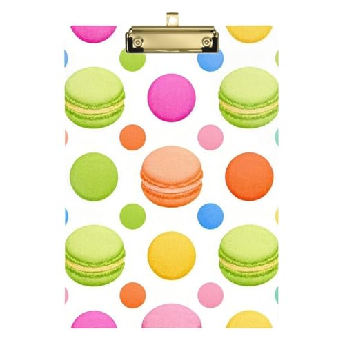 Trendy Polka Dot Pfirsichblau Cookie A4 Padfolio Klemmbrett Ordner Contractors Klemmbrett Standardloch für Softball Trainer Klemmbrett Lehrer Tablas para escribir Größe 9 x 12 von Amooorous