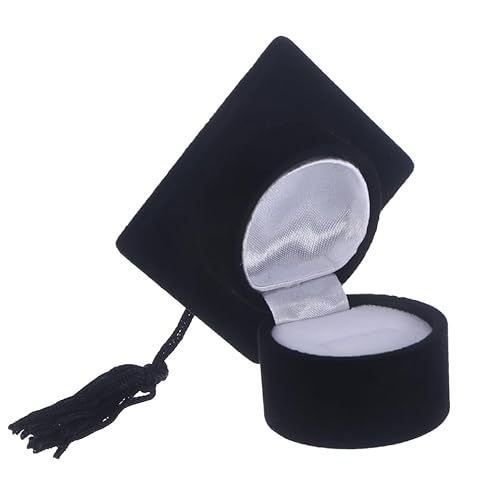3St abschluss schmuckschatulle joyero para Mujer Paar-Ornament Herrenhüte Hochzeitsdekorationen Schmuckverzierung Weihnachten Hut Kasten Geschenkbox Mann von Amosfun