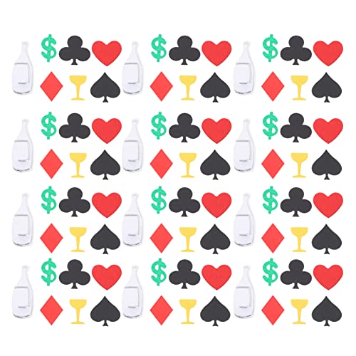Amosfun Bastel-pailletten-konfetti Poker- Stabiles Wiederverwendbares Kunststoffpapier Amosfun Bastel-pailletten-konfetti Poker- Stabiles Wiederverwendbares Kunststoffpapier von Amosfun