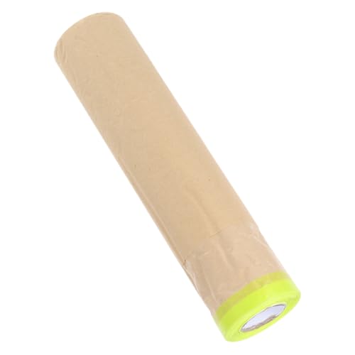 Amosfun 1 Rolle Abdeckpapier Bodenpapier Zum Streichen Farbband Für Wände Bodenschutz Lackieren Lackschutzfilm Auto Klebeband Hausanstrichzubehör Auto-klebeband Kraftpapier Khaki von Amosfun