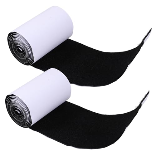 Amosfun 1 Rolle Anti-Rutsch- Klebeband rutschfeste unterlage Bodenschutzband Haftband rutschfester Rücken drinnen Ecke teppich Nylon Black von Amosfun