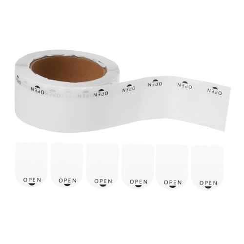 Amosfun 1 Rolle Aufkleber für Briefumschläge adressetiketten etikettenaufkleber Produktverpackungsaufkleber Buchetiketten für die Klassenbibliothek PET selbstklebend Transparent Amosfun 1 Rolle Aufkleber für Briefumschläge adressetiketten etikettenaufkleber Produktverpackungsaufkleber Buchetiketten für die Klassenbibliothek PET selbstklebend Transparent von Amosfun