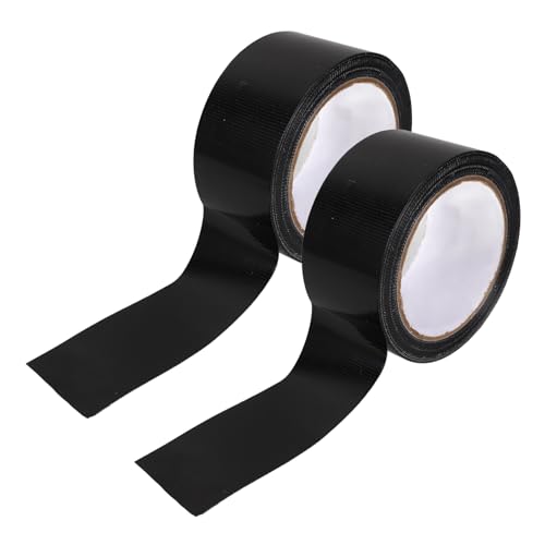 Amosfun 1 Rolle Klebeband Klebrig Patch Teppich Bodenreparaturband Nahtabdichtungsband Klebstoff Dünn Wasserdicht Stoffband Klebebänder Gewebeband Black von Amosfun