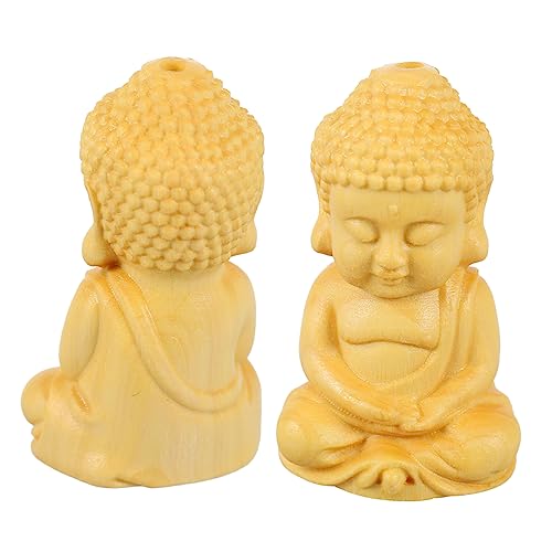 Amosfun 1 Satz 2St Buddha-Zubehör Anhänger Statuen Ornamente Buddhismus buddismus Geschenkeidee eincremehilfe spirity Schlüssel zum Aufhängen Autoschlüssel-Hängedekoration Buchsbaum Yellow Amosfun 1 Satz 2St Buddha-Zubehör Anhänger Statuen Ornamente Buddhismus buddismus Geschenkeidee eincremehilfe spirity Schlüssel zum Aufhängen Autoschlüssel-Hängedekoration Buchsbaum Yellow von Amosfun