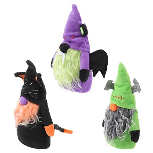 Amosfun 1 Satz 3st Halloween-Rudolf Krippendekor Plüschzwergpuppen Plüschzwerge Dekorationen Halloween-GNOME-Ornamente Zum Aufhängen Ausgestopftes -plüschtier Puppenornament Stoff Amosfun 1 Satz 3st Halloween-Rudolf Krippendekor Plüschzwergpuppen Plüschzwerge Dekorationen Halloween-GNOME-Ornamente Zum Aufhängen Ausgestopftes -plüschtier Puppenornament Stoff von Amosfun