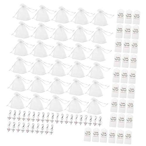 Amosfun Schlüsselanhänger mit Engel- Hochzeit Dankeschön-tasche Schlüsselhalter Air-tag- Party-tasche von Amosfun