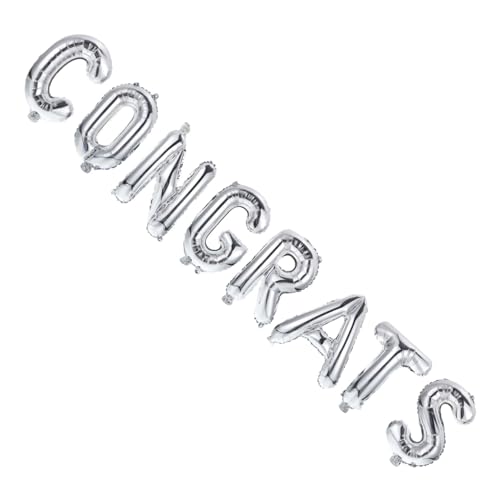 Amosfun 16 Graduierungsballon-partydekorationen Aluminiumfolienballons-set Graduierungsparty-ornamente von Amosfun