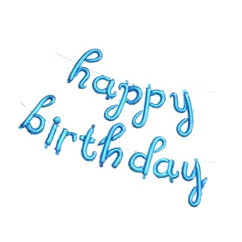 Amosfun 1 Satz Happy Birthday Ballons Set Party Dekoration Aluminium Folienballons Blau für Unvergessliche Feiern und Festliche bei Geburtstagsfeiern Amosfun 1 Satz Happy Birthday Ballons Set Party Dekoration Aluminium Folienballons Blau für Unvergessliche Feiern und Festliche bei Geburtstagsfeiern von Amosfun