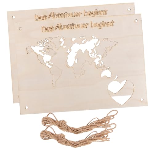 Amosfun 1 Satz Holzdeko Teiliges Handgefertigtes Holzbrett mit Jute Schnur für Kreative Geldgeschenke und Diy Projekte eine Einladende Amosfun 1 Satz Holzdeko Teiliges Handgefertigtes Holzbrett mit Jute Schnur für Kreative Geldgeschenke und Diy Projekte eine Einladende von Amosfun