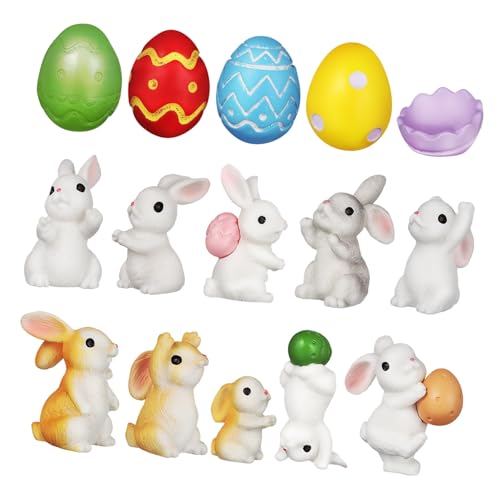 Amosfun 1 Satz Osterpuppe Figur Dekoration Kaninchen Verstecken Miniaturtiere Hasen Versteckt Zahlen Klein Winzig Aber Mini-Tiere Mini-hase Tierminiaturen Harz Amosfun 1 Satz Osterpuppe Figur Dekoration Kaninchen Verstecken Miniaturtiere Hasen Versteckt Zahlen Klein Winzig Aber Mini-Tiere Mini-hase Tierminiaturen Harz von Amosfun