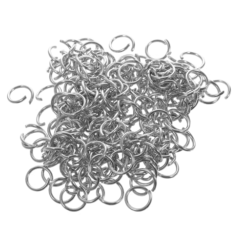 Amosfun 1 Satz Rostfreier Stahlöffnungsring Sprungringe Schlüssel Offen Herstellung Sprungringmaterial Schmuckring -steckerhersteller Kette Biegering Silver 200 Stück Amosfun 1 Satz Rostfreier Stahlöffnungsring Sprungringe Schlüssel Offen Herstellung Sprungringmaterial Schmuckring -steckerhersteller Kette Biegering Silver 200 Stück von Amosfun