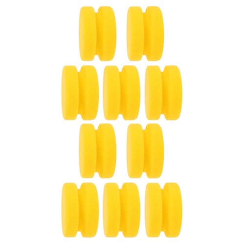 Amosfun 10 Stück Auto Polierschwamm auto waschschwamm Naturschwämme zum Malen Töpferzubehör Textur-Schwamm-Trockenbau runder schwammpinsel Reifenapplikator Wachsschwamm Lehmschwamm Yellow Amosfun 10 Stück Auto Polierschwamm auto waschschwamm Naturschwämme zum Malen Töpferzubehör Textur-Schwamm-Trockenbau runder schwammpinsel Reifenapplikator Wachsschwamm Lehmschwamm Yellow von Amosfun